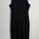 Marine layer  Lexi Daytime Midi Dress in Black Rib Women's Large Bodycon LBD NWT Photo 10