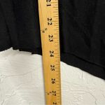 Miss Me  Black Asymmetrical Tee Shirt Womens S Y2K Gold & Silver Sequin Leaf Photo 9