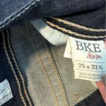 BKE Dakota Womens Dark Wash Bootcut Jeans Sz 25 Thick Stitching Stretch Denim Photo 14
