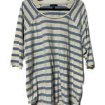 Isaac Mizrahi  Live! blue striped shirt size XL‎ Photo 0