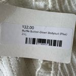 Hayden  By Los Angeles Ivory  Short Sleeve Bodysuit Women's Size 2XL Photo 1