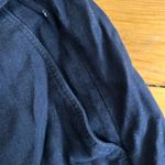 Uniqlo Navy Blue Pants trousers tie waist cotton linen xl Photo 1