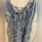 LA Hearts Pac Sun Blue Smocked Waist Fit and Flare Mini Dress Photo 2