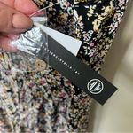 As You Wish As U Wish Black Floral Romper Button Down Shorts Set Short Sleeve NWT Size Large Photo 3