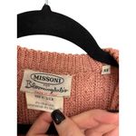 Missoni Sweater Dress Womens IT38 XS Peach Pink Silk Cable Knit Sleeveless VTG Photo 1