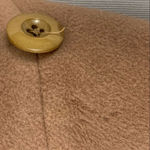 Vintage single button wool swing coat tan L Tan Size L Photo 7