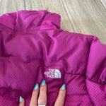 The North Face Fuchsia Puffer Jacket Photo 5