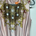 Joe Fresh Pink Tan Fit and Flare Cocktail Dress Photo 9