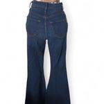 Vibrant M.I.U. Distressed Flare Jeans – Size 3 (25) – Dark Wash High Rise Blue Photo 1