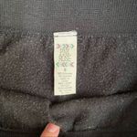 Pink Rose Fleece Lined Black Leggings Photo 4