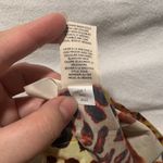 LITA by Ciera womens small cheetah swirl silk shirt dress cute lux mini open sle Black Photo 13