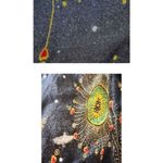 Harem Pants One Size Navy Multicolors Cosmic Stretch Waist Yoga Exercise READ Blue Photo 11