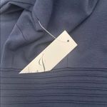 Eliza J Dress Navy Cocktail Formal Business Wedding Pleated Long Sleeve NWT SZ 6 Photo 9