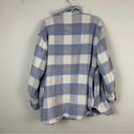 BLANK NYC | Periwinkle Blue Plaid Oversized Shacket Size 1X Women's Photo 5