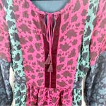 Matilda Jane  A Little Party Dress Swiss Dots Mixed Prints Lined Dress Medium Photo 8