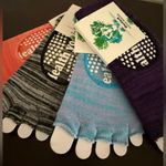 Cosfash Healthy Yoga Grippy Toeless Yoga Socks Set | Bundle Red Photo 2