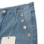 1822 Denim NEW  High Rise Short Exposed Pocket Buttons Coastal Comfort 6/28 Photo 5