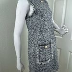N.I.W.I.Y. Tweed Sleeveless Dress with Pearl Accents. #63 Gray Size L Photo 5