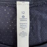 Lululemon Sz 12 Breeze By Muscle Tank Top II Midnight Navy Blue Relaxed Seamless Photo 5