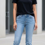 Levi's 515 Boot Cut Blue Jeans Womens S 6M Denim Distressed Casual Everyday Photo 0