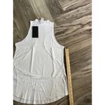 Alphalete  Women's Premium Mockneck Tank -White,size Small Photo 4
