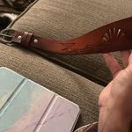 Free People Unicorn piece genuine leather wanderer belt with desert print Photo 3