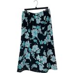 Vanessa Gray Vintage Y2K Women's Size 8 Floral Skirt Lizzie McGuire Black Blue Photo 5