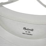 Madewell  Women’s White Cotton T-Shirt New Photo 1