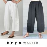Bryn Walker Brynn Walker White Wide Leg Casbah Pants cropped cotton Photo 1