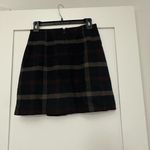 Uniqlo Plaid A-Line Skirt in Navy Blue and Red Photo 1