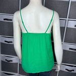 Shinestar  Women's Green Lace Trim Cami Top Size Small Photo 1
