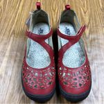 Jbu  by Jambu Bellerose Red Mary Jane Flat Memory Foam NWT - Size 7 Photo 1
