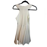 Lulus High Neck White Fit & Flare Skater Dress Size M Photo 1