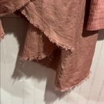 Free People  tunic oh bloom pink small dusty rose comin in hot shirt raw hem NEW Photo 4