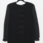 Badgley Mischka  Dress Size 16 Black Mini Cocktail Dress Photo 2