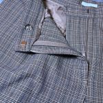 Liz Claiborne  Vintage Trousers Womens 8P Petites Brown Plaid Office Casual Pants Photo 6