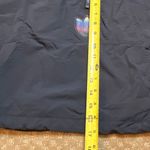 Adidas Women’s Black Rainbow Cropped Windbreaker Hoodie SZ S Trefoil Stripe Photo 2