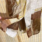 Terracotta Vintage 1990s Y2K Color Pattern Block Bohemian Maxi Skirt Small Brown Photo 11