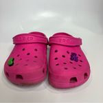 Crocs hot pink original clogs unisex sizing women’s size 8 casual bright summer Photo 1