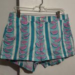Chubbies Made In USA Watermelon Print Women Twill Shorts Sz Medium M Striped Photo 0