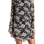 ASTR  Long Sleeve Open Back with Button Closure Layer Sheer Overlay Mini Dress XS Photo 0