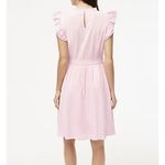 J.Crew purple gauze crinkle flutter sleeve dress small Photo 6