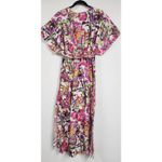MISA Los Angeles MISA Setareh Floral-Print Belted Midi Shirtdress Size M Photo 5