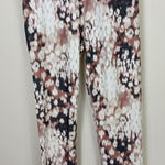 Aerie  Offline High Rise Crossover Leggings Large White Animal Print 7/8 Length Photo 0