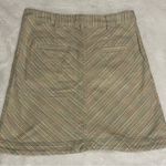 Pilcro and the Letterpress Anthropologie Chino Striped Mini Skirt. Photo 5