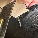 Tory Burch Perry Pebbled Leather Tote Bag Black Large Photo 14