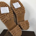 Jeffrey Campbell NEW O What Faux Fur Trim Lace-Up Leather Boot Taupe US 8.5M Photo 6