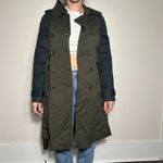 Altuzarra x Target Olive Green Black Belted Trench Coat Size Small Photo 7