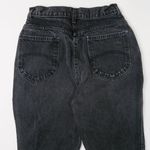 Vintage 80s Chic Black High Waisted Jeans Size 27 Photo 3