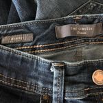 The Limited  Denim SZ 2R Skinny Jeans Low-Rise Zip-Fly Stretch Dark Wash Patches Photo 7